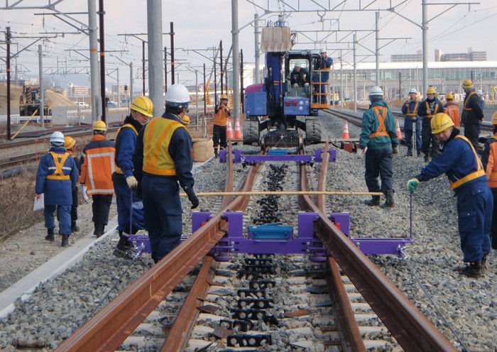 ロングレール交換