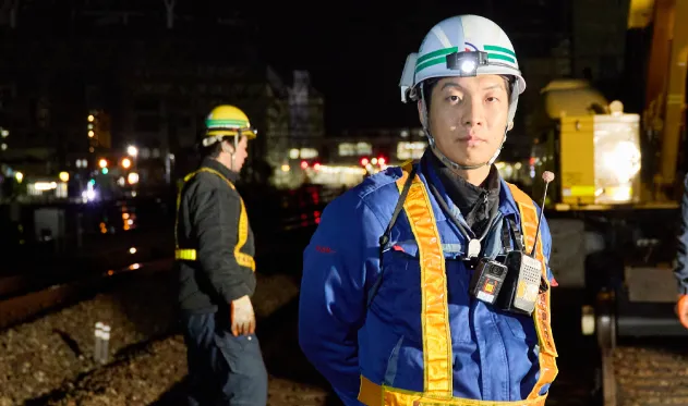 社員紹介　線路部門